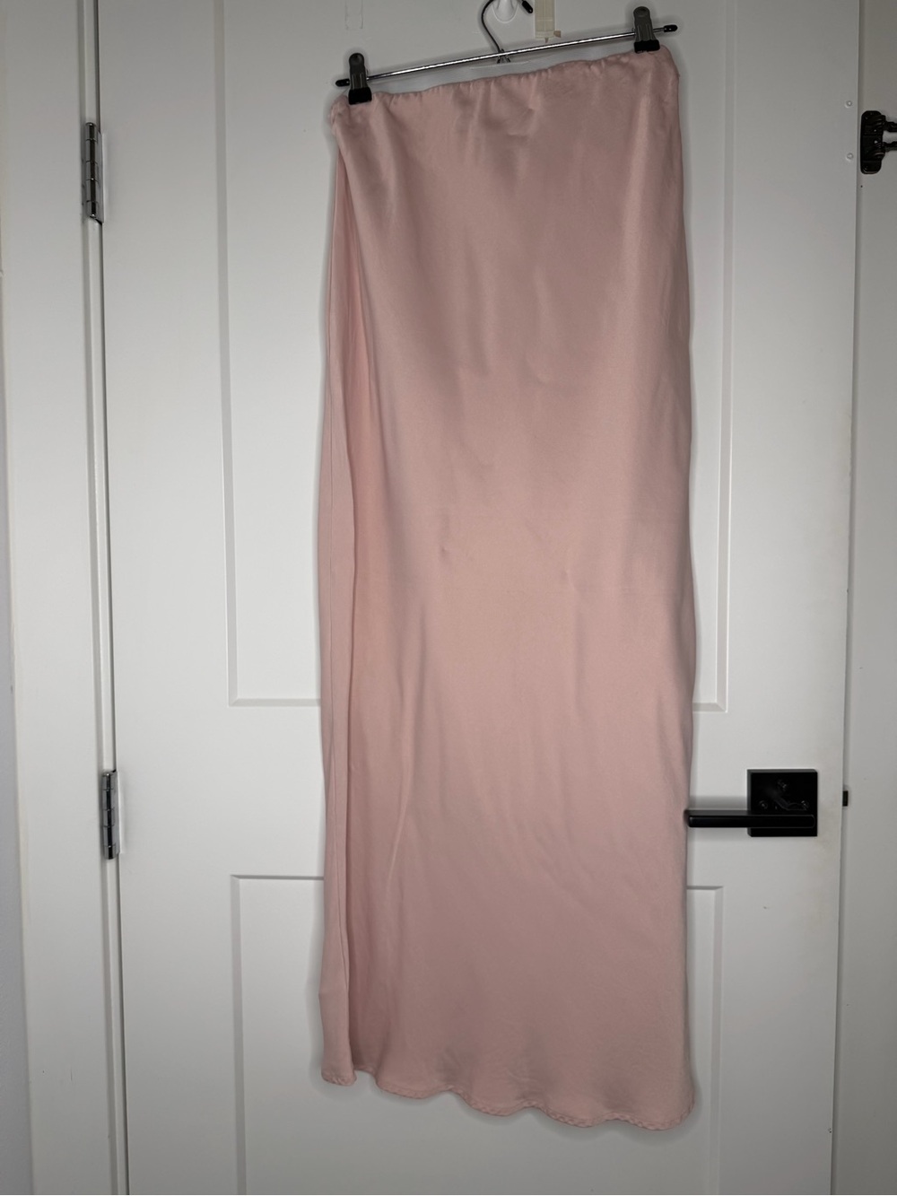 Anthropologie Soft Blush Maxi Slip Skirt